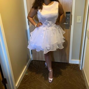 Several short dresses